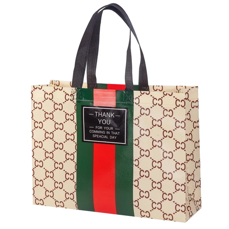 Full Printing Lovely Shopping Laminated PP Non Woven bag