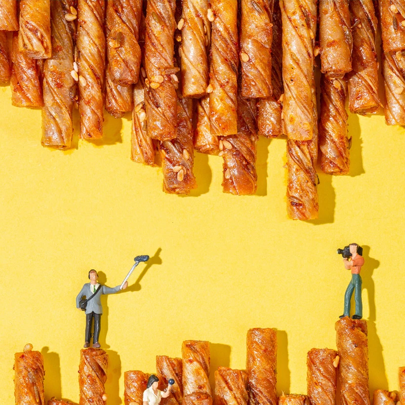 Chinese casual snack pure handmade soybean products spicy strip wholesale food supplier chinese snacks snacks manufacturer