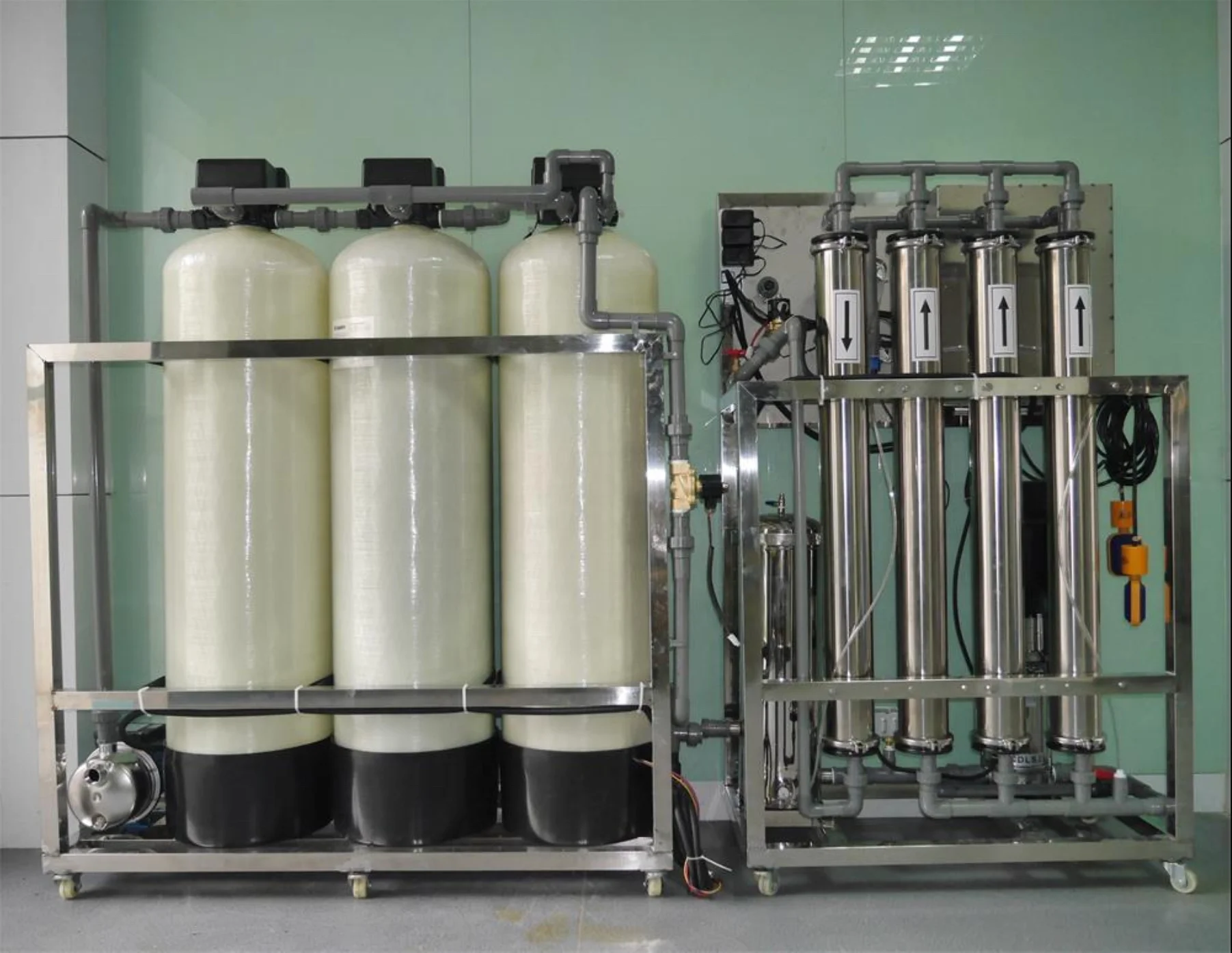 20000 L/day 500L/Hour RO Water Purifier System Commercial RO reverse osmosis water treatment machinery 1000L/Hour 6000GDP Pure