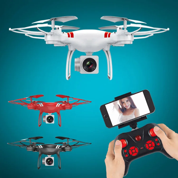 
Rc Drone Hd Camera Drone Wifi Fpv Hd Adjustable Camera For Rc Altitude Hold One Key Return/Landing/ Take Off Headless 