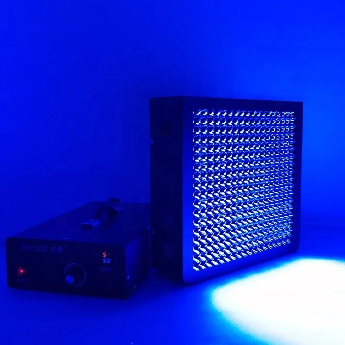 Super power UV LED curing lamps 365nm 395nm 405nm UV portable lamp for drying inks square size curing LED UV light for painting