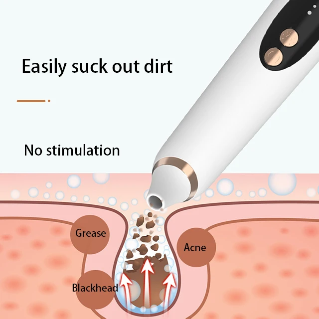 Durable And High Temperature Resistant Blackhead Instrument Rechargeable Pore Cleaner