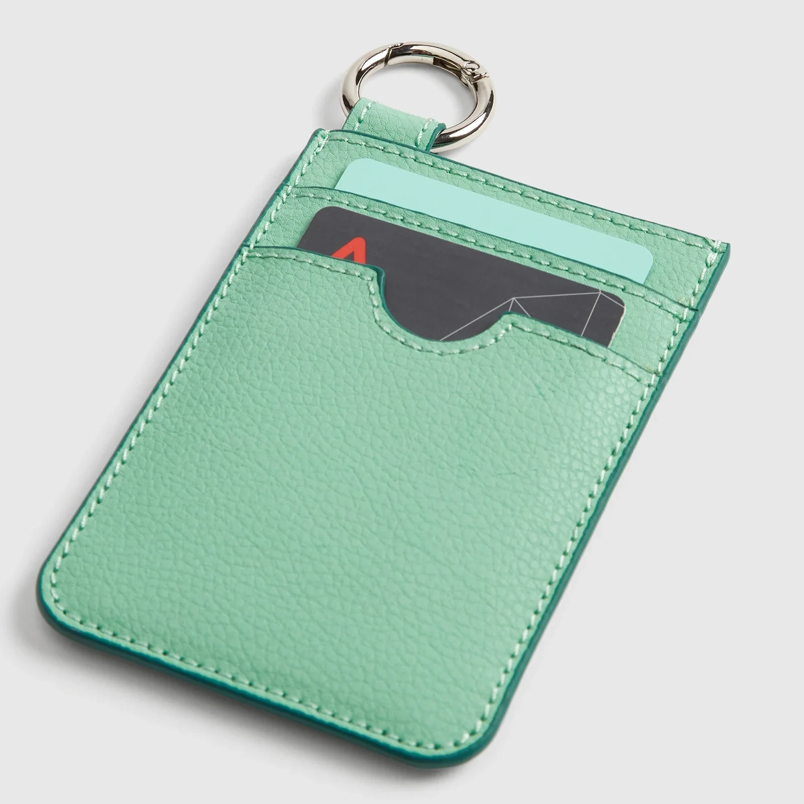 Fashion designer keychain card holder wallet personalised keyring wallet coin purse candy color card case