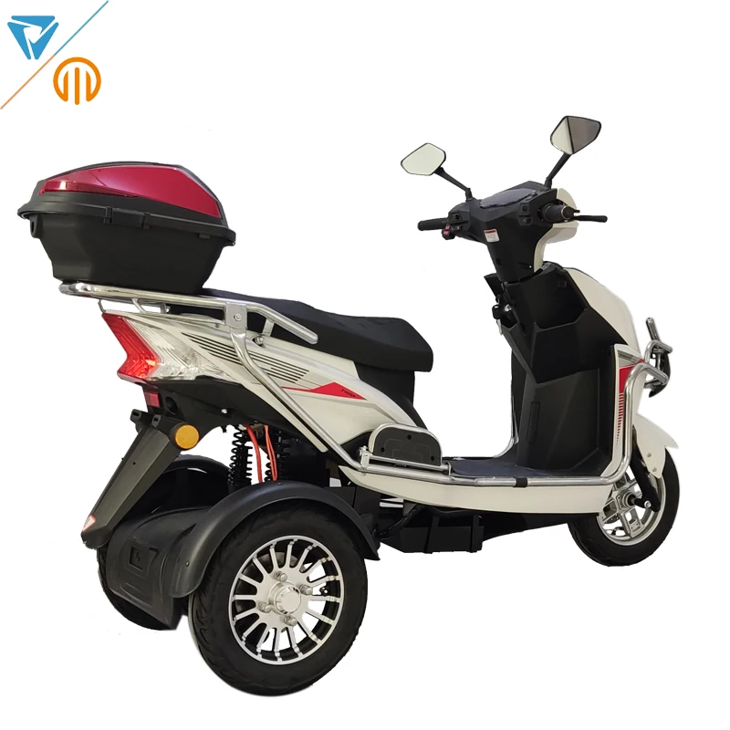 Vimode new model 1000w 72v 3 wheels low speed safty electric passenger disabled tricycles scooters 3 seats