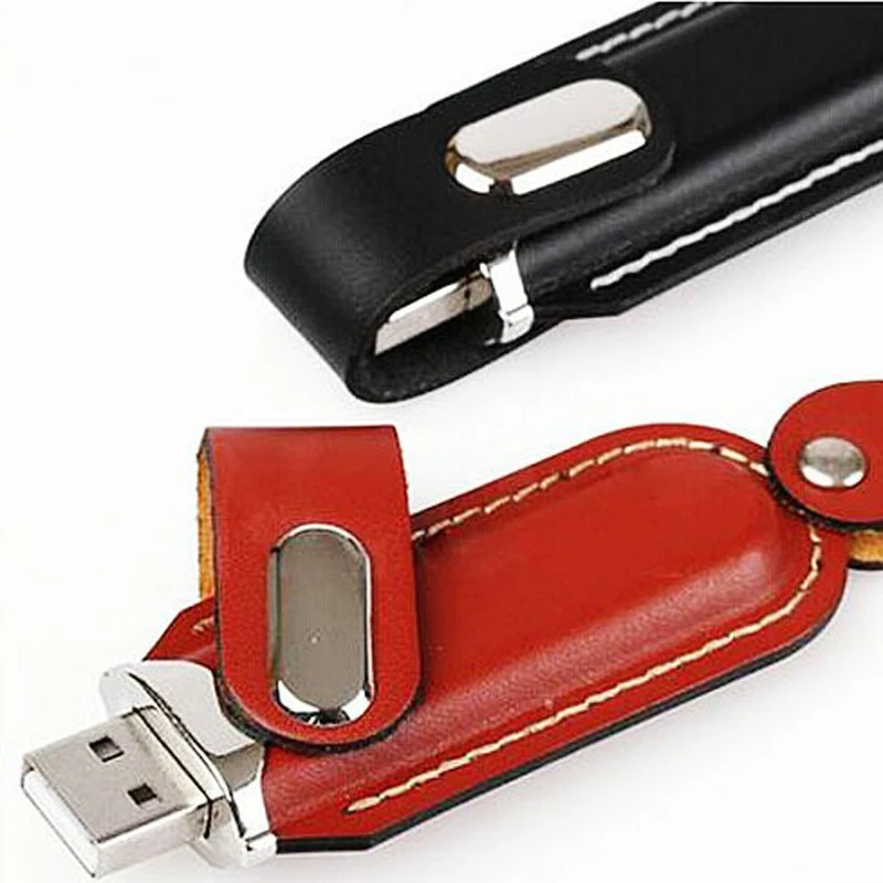 Custom Leather Memory Stick Usb 3.0/2.0 Memory Flash Drive 4Gb 8Gb 16Gb 32Gb 64Gb High Speed