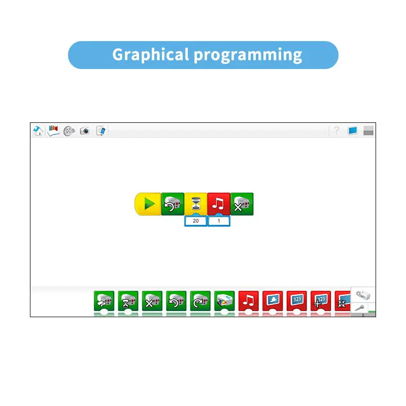 wedo 20 robot set education robot program  STEM Education Assembly Robot Toys Children Educational Creative DIY Kids Game Block