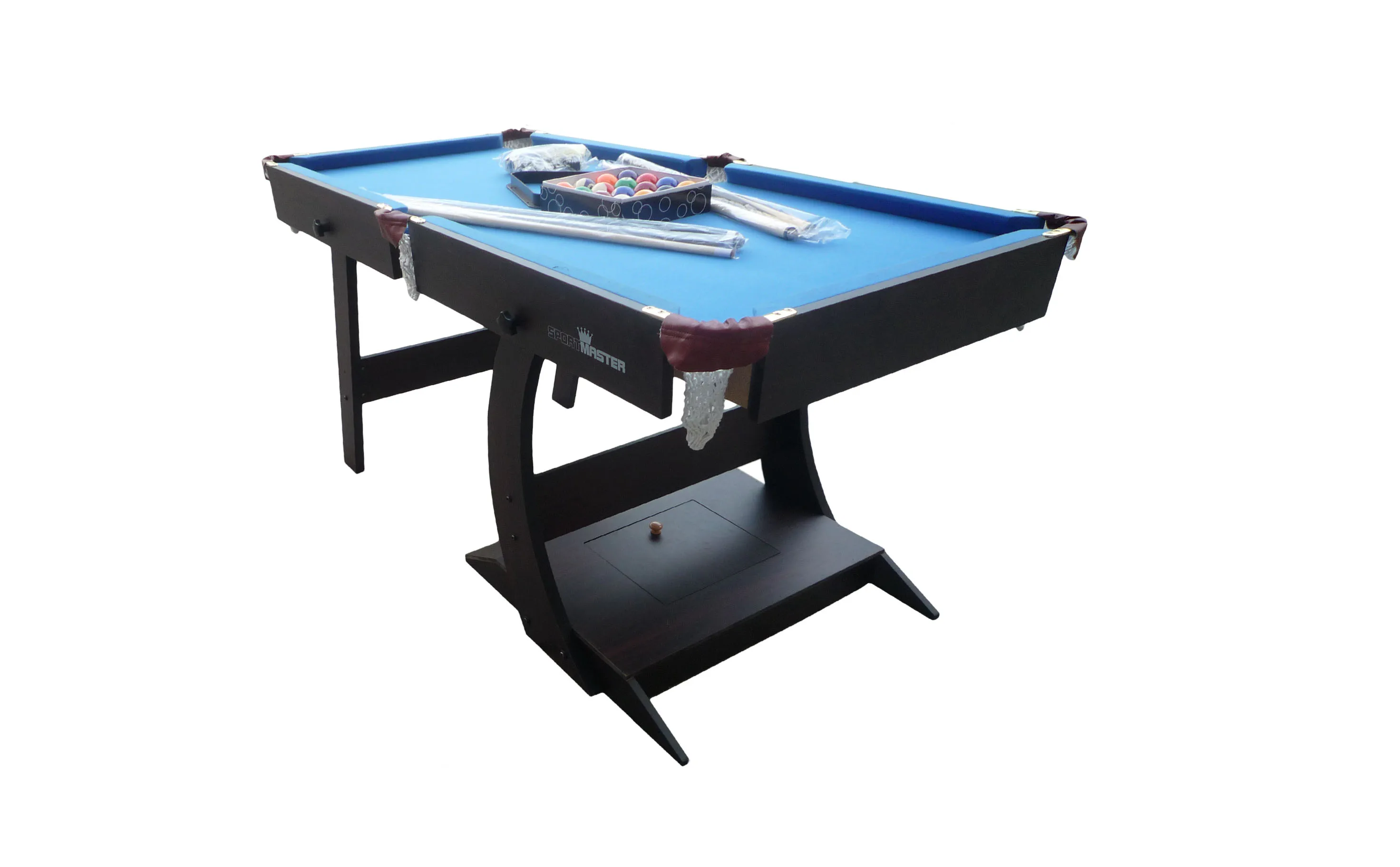 KBL-08A11 folding and 6ft pool table