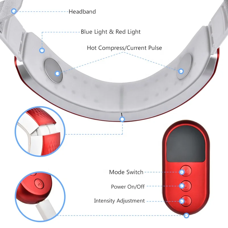 USB Charging V-Line Facial Lifting Device V Shape Face Beauty Skin Care Slimming Lifting Belt Red Blue Light