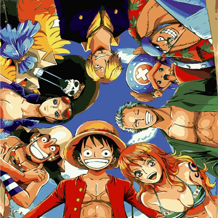 Anime cartoon character stickers diamond painting 5d diamond painting cross stitch diy dot diamond decorative painting