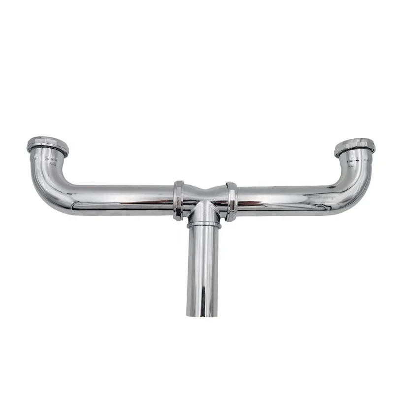 
Brass kitchen sink two way water trap high quality drain 