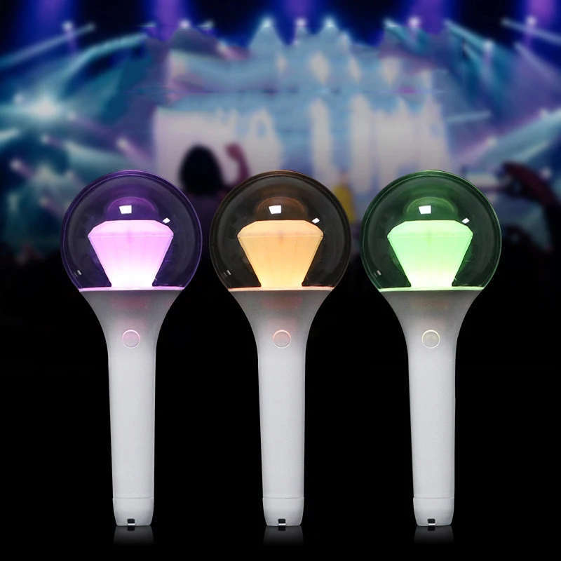 RICHSHINING Korea Japan Concert Diamond Glowing Penlight Concert Stick Colorful Flashing k pop light stick For Festival Party