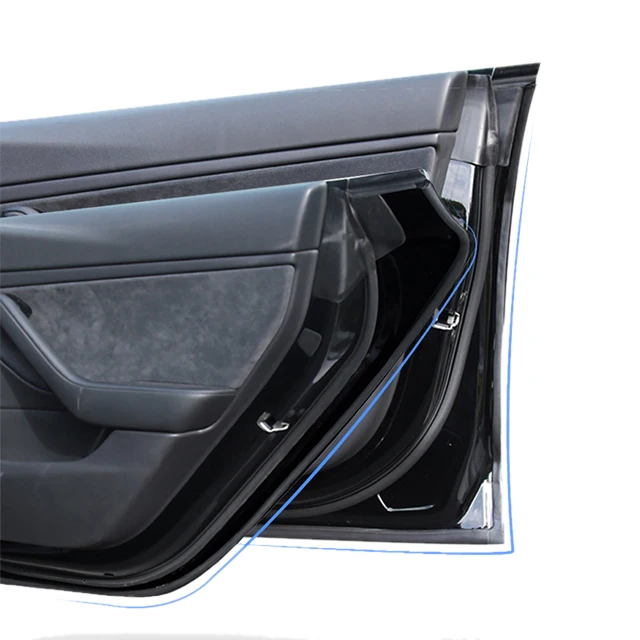 Car door and window rubber sealing strip glass soundproof sealing strip