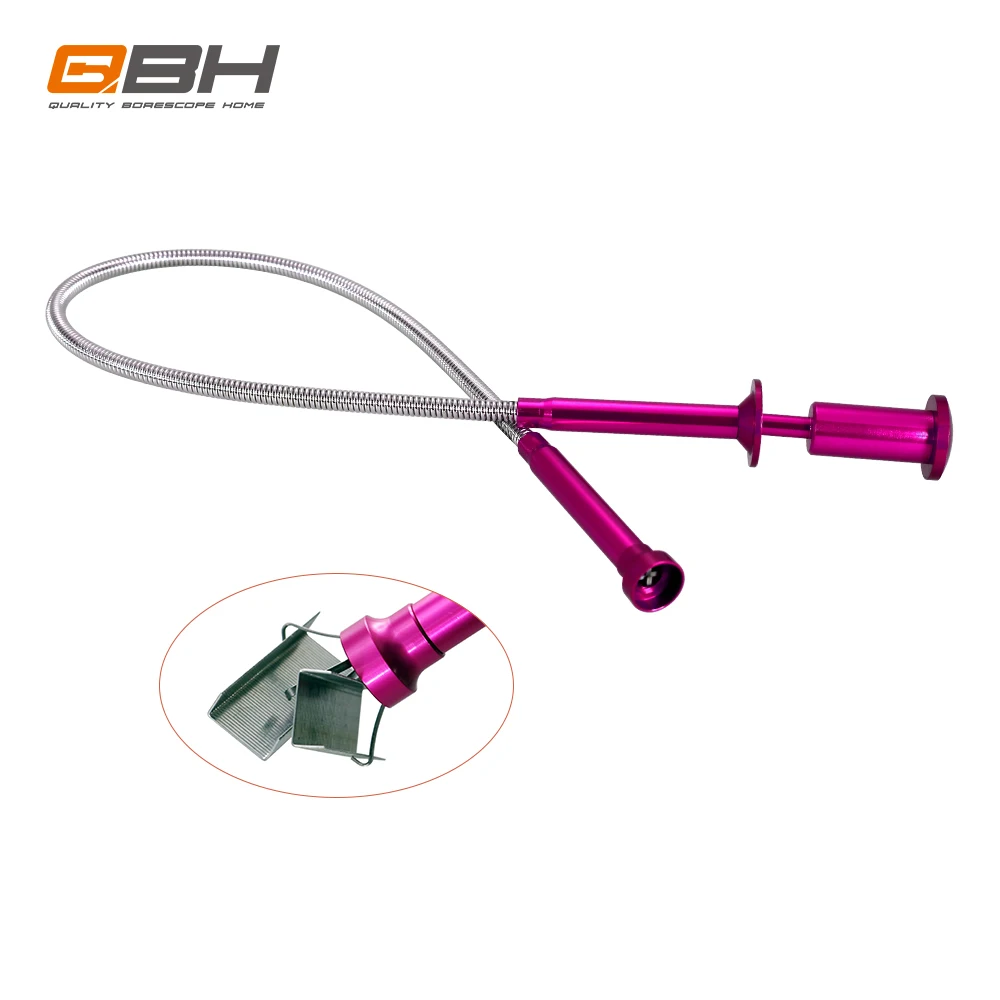 Telescopic Flexible Magnetic Pickup Tool, 25.59 Inch Long Flexible Bendable Magnetic Picker, Flexible Magnetic Pickup Zone Tool