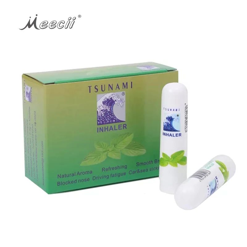 Natural Herbal Essence Aromatic Mint Nasal Inhalation Stick Nasal Inhaler