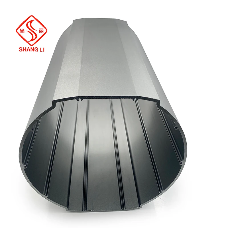 Custom round outdoor enclosure high quality anodizing metal enclosure cnc machining cutting enclosure