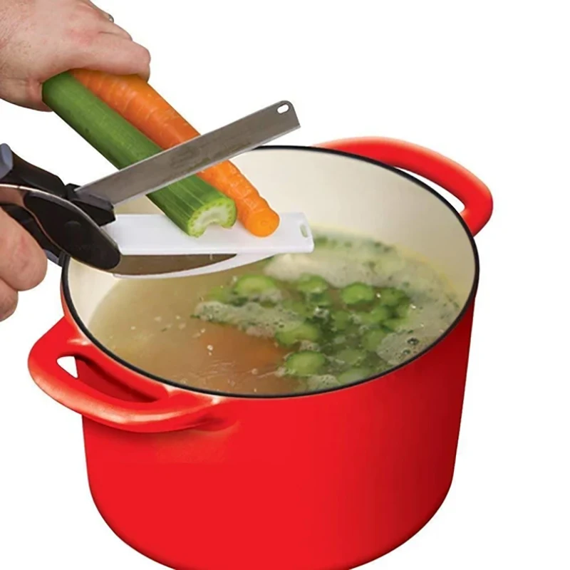 
Multi-Function Clever Cutter Utensil Scissor for Kitchen 