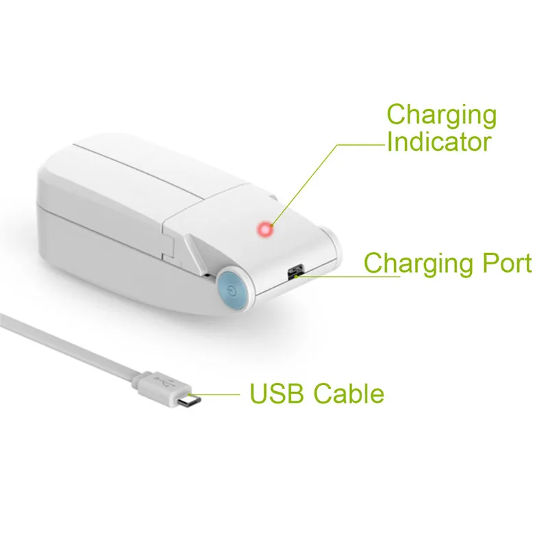 Summer Pocket Foldable USB Mini Fan Hand Fans Electric Personal Rechargeable Dual Head Fans For Gifts