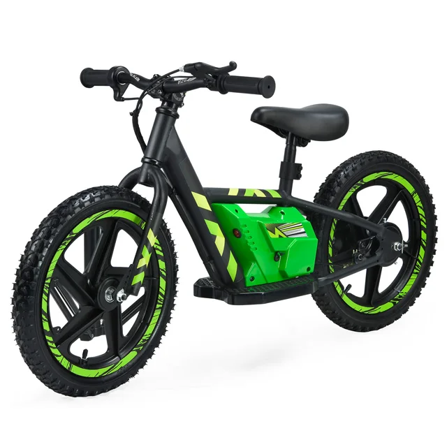 British Warehouse Lithium Battery Powered Children Riding 16inch Electric Bicycle Toy Kids Balance Dirt Bike