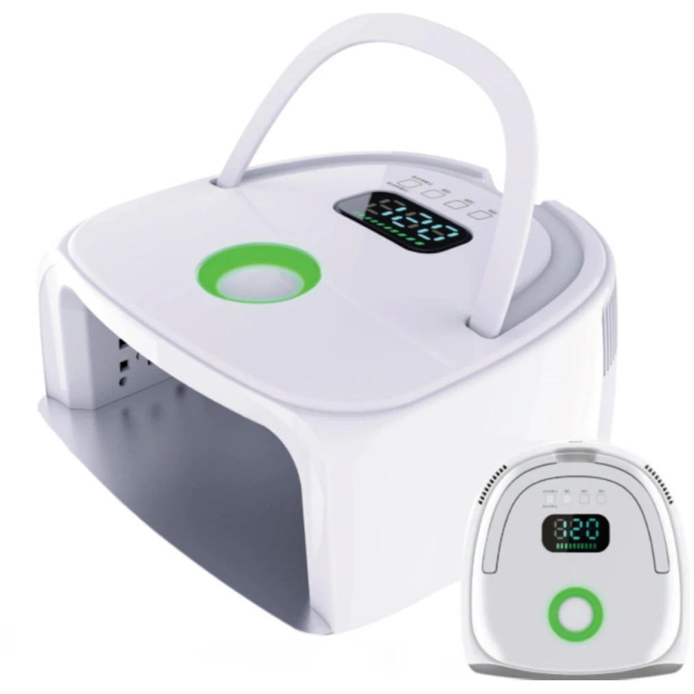 UV LED Nail Lamp 86w Rechargeable Cordless Led Nail Lamp UV Led Gel Light Manicure 2 in 1 Led Lamp with Nail Drill 30000 RPM