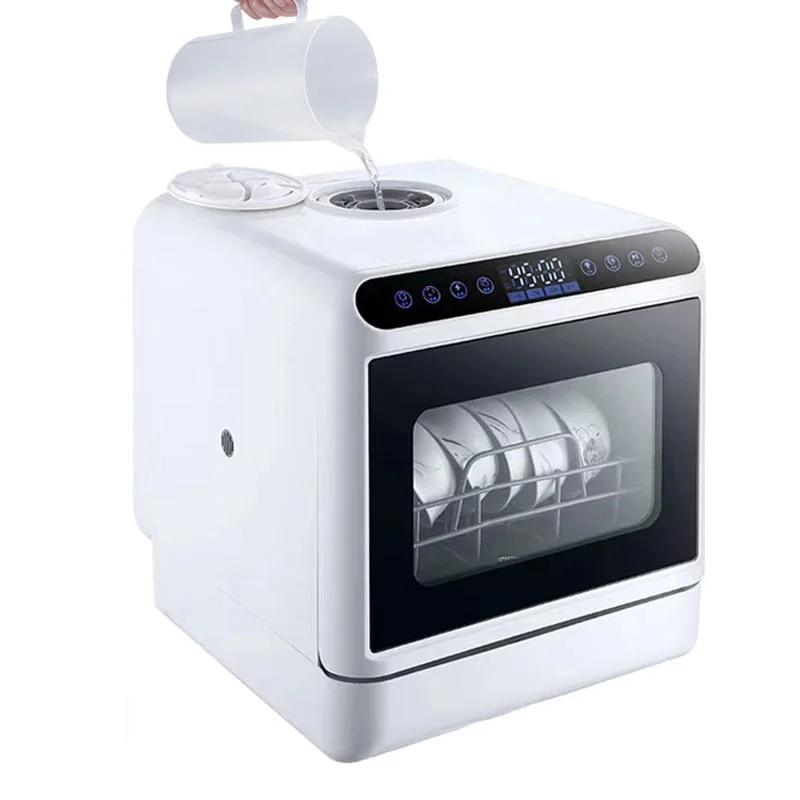 Embedded Household Fully Automatic UV Dish Washer Countertop Portable Mini Dishwasher Machine
