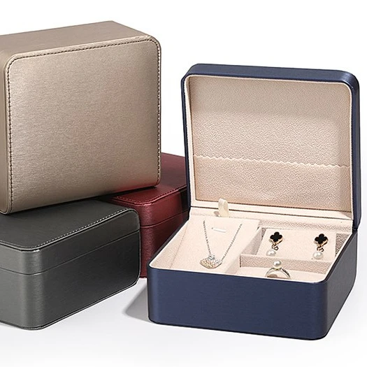 Luxury jewellery boxes Earring Ring Necklace Girls Jewelry Organizer Velvet Lining Storage Gift Packaging Box