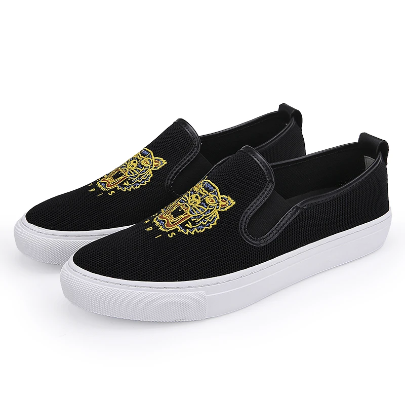 wholesale slip on men no laces men casual shoes
