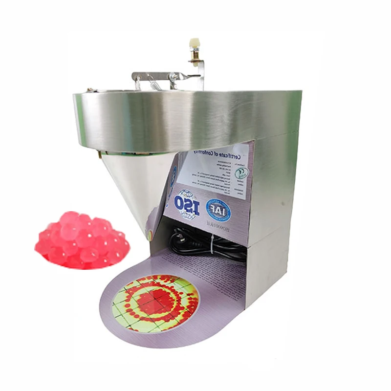 Popular Design 2000W Boba Popping Molding Machine Bubble Tea Pearl Juice Ball Bursting Making Equipment