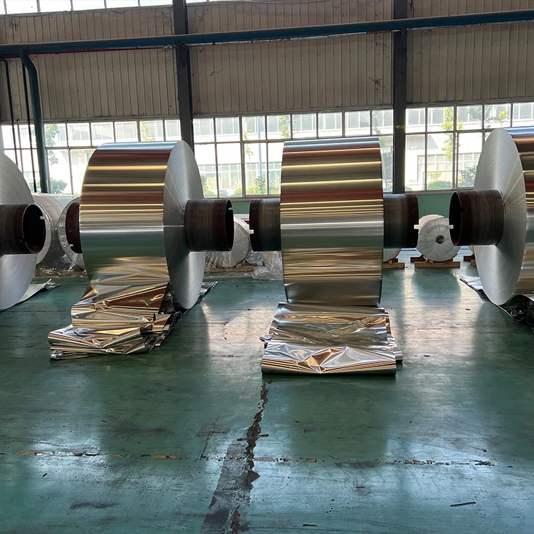 Factory Made Customized Food Grade Aluminum Foil 1235 8011 6 Micron Paper Jumbo Coil Aluminum Foil Rolls Price
