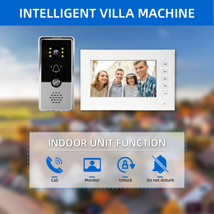Original Hik OEM vision Villa Video Intercom System DS-KH6320-TE1 Indoor Station Smart IP Video Intercom