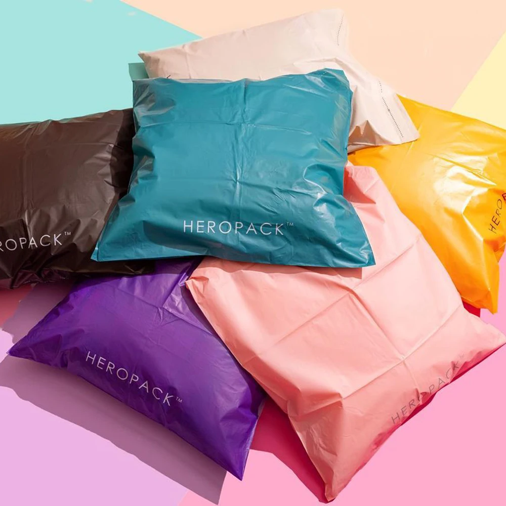 Wholesale Custom Poly Mailers Design Printed Express Packaging  Eco Friendly Plastic Shipping Mailing Bags