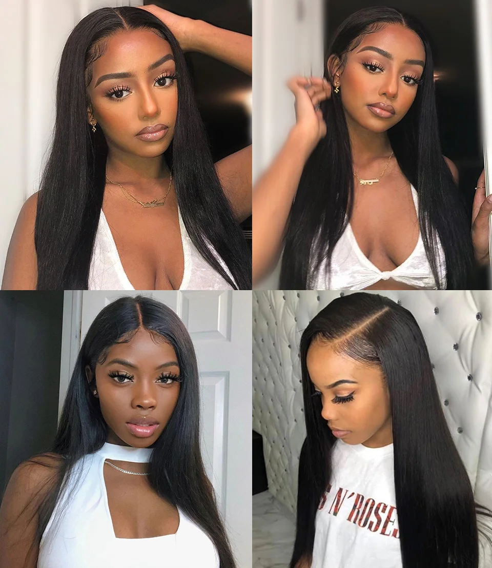 
closure 4x4 raw hair 1B straight 5x5 closure wig 100% unprocessed virgin human hair bundles with closure 