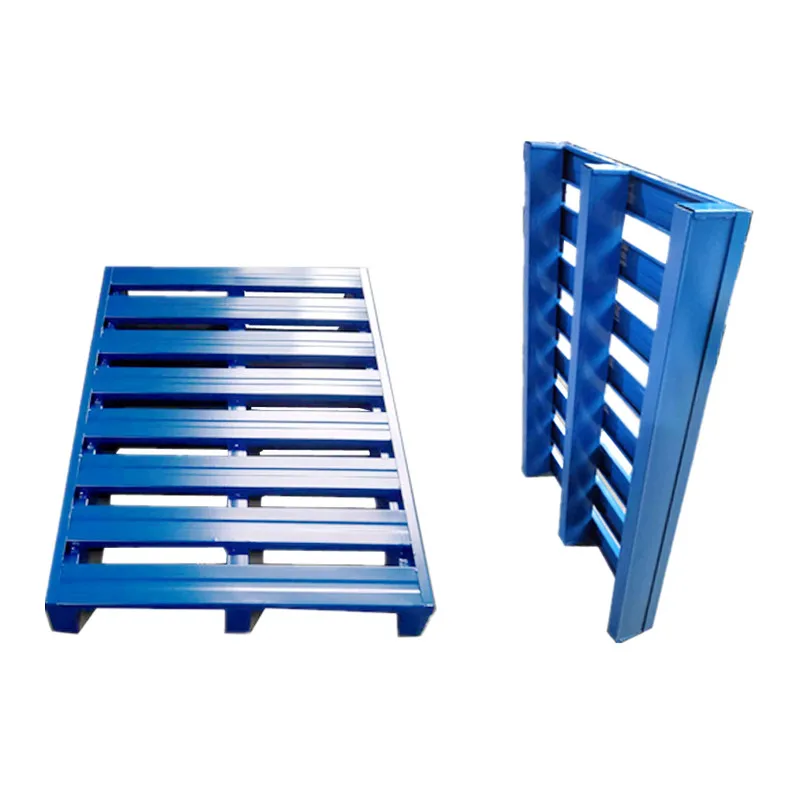 Hot Sale Logistics Heavy Duty Warehouse Metal Euro Pallet Customized Stacking Two Way Forklift Turnover Using Racking Pallets