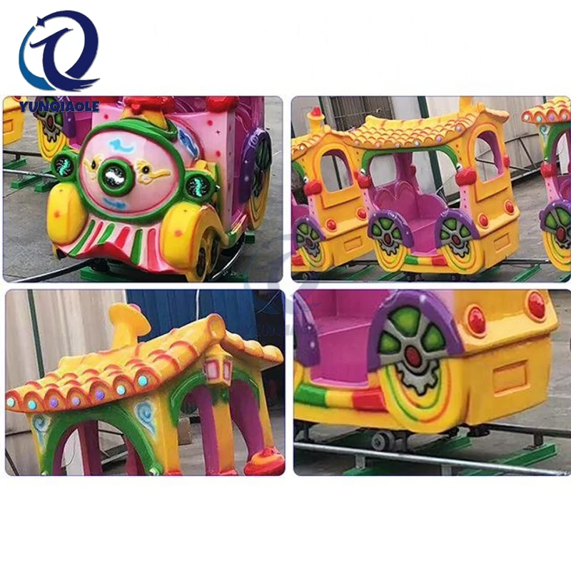 Factory Wholesale Amusement Rides Coin Operated Mini Track Train Royal Theme Kiddie Rides Arcade