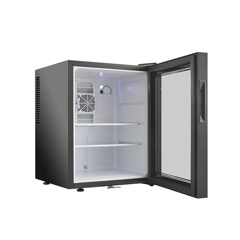 Best quality 30L custom logo glass door display mini fridge refrigerator for room