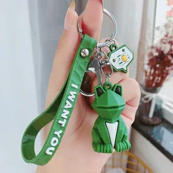 Wholesale anime cartoon rubber keychain character 3d keychain key chain keyring maker