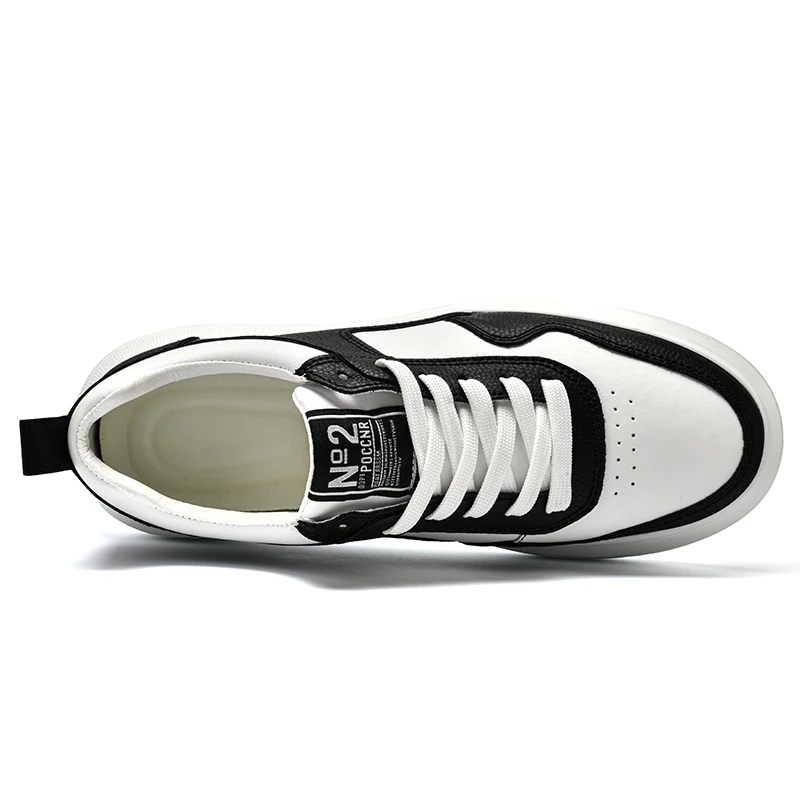 New Models alibaba Shoes Height Increasing for Men 7cm Genuine Leather White Sneaker Brand Luxury Elevator Boots High Quality