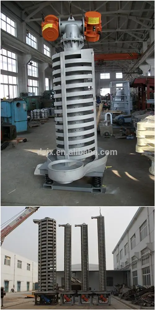 High Efficiency Vertical Vibrating Conveyor Grain Lift Elevator