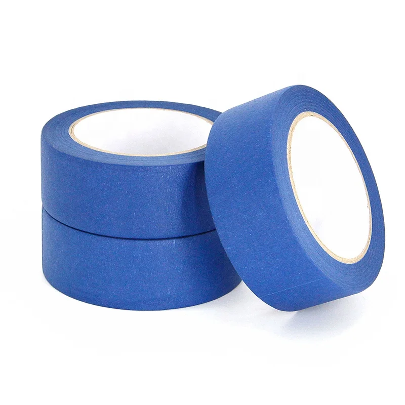 Heat Resistant Car Painting Crepe Paper Masking Tape No Residue UV 14 Days Painters Tape