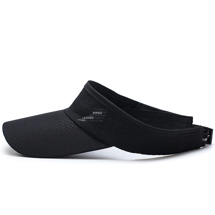 OEM Wholesale Custom 21 Colors Adjustable Embroidery Logo Sun Visor Hat Men And Women Sun Top Cap