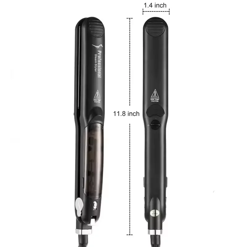 Wholesale Professional Steam Pod strong infrared Hair Straightener Custom Logo Titanium Irons Private Label Ceramic Flat Iron