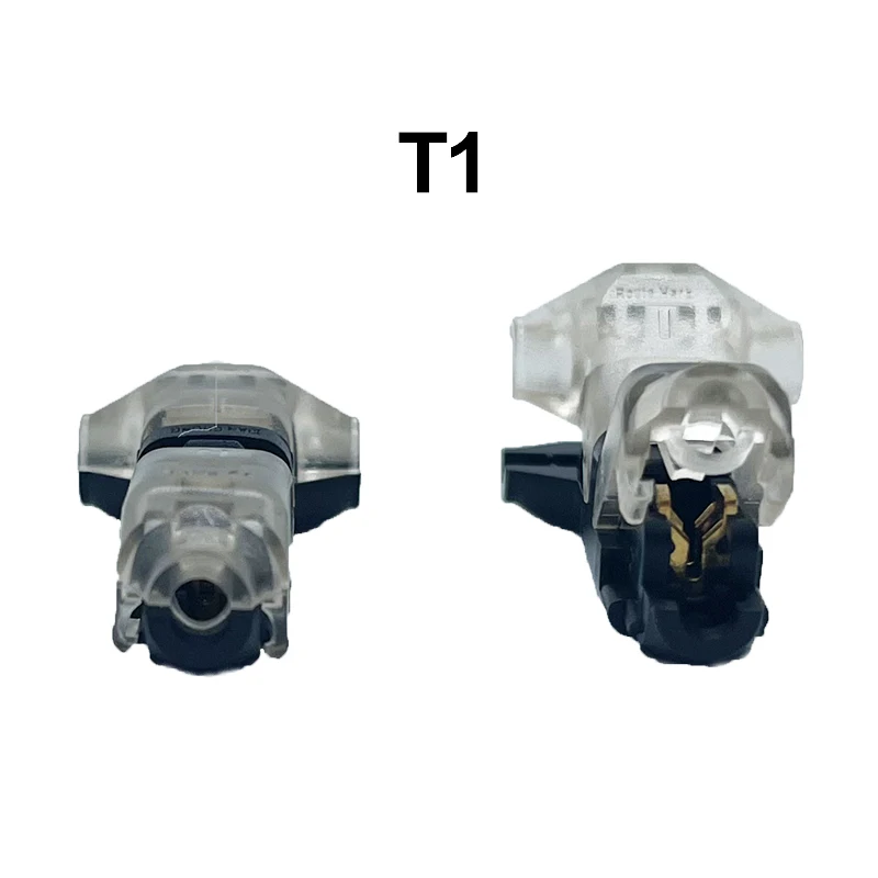 T1 quick wire connector terminal led 2pin Non Welding Stripping Butt T Car Auto