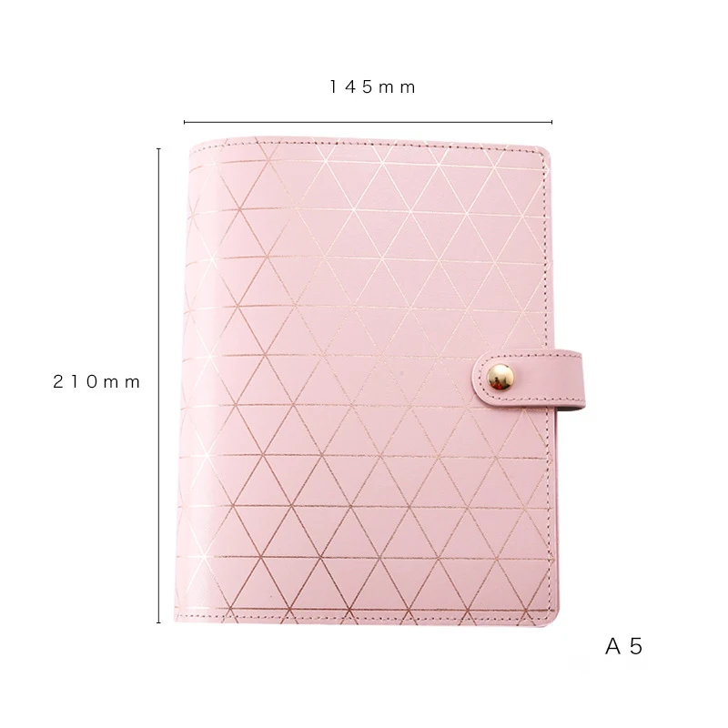 High End Pu Cover Manual Ledger Simple Detachable Loose Leaf Notebook European And American Style Notebook Artistic  Gift