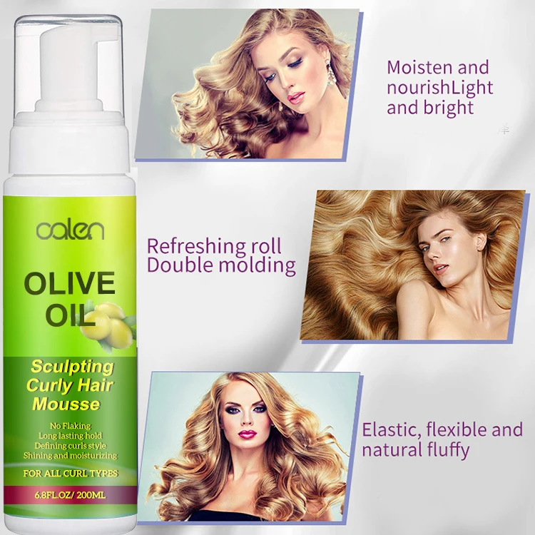 Private Label No Sticky Alcohol Free And Strong Hold Styling Hair Mousse