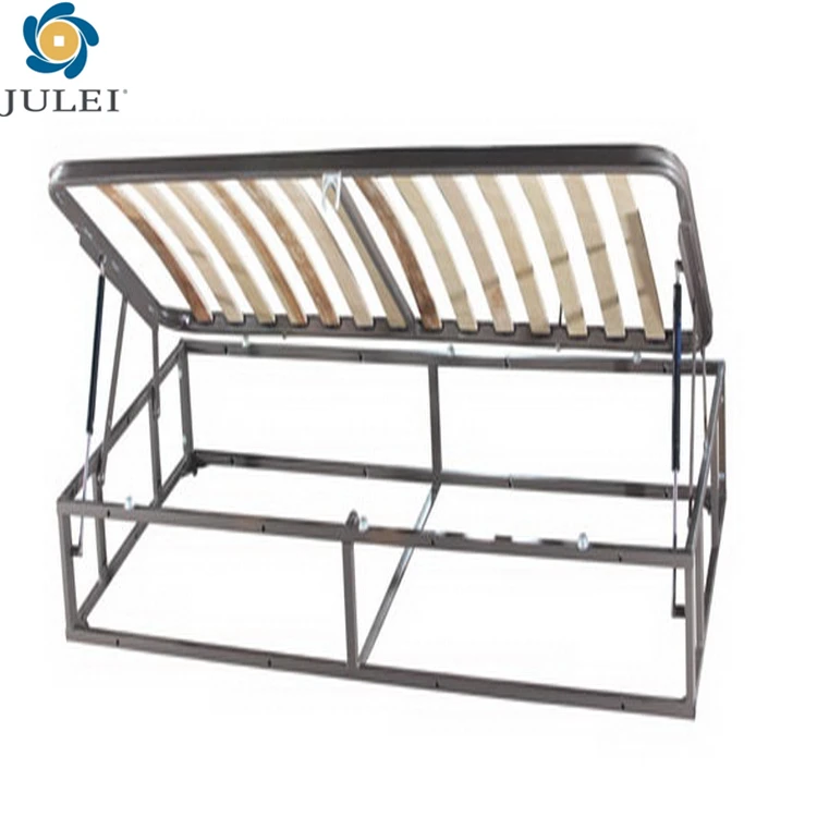 Simple Smart Furniture Foldable Meal Bed Frame With Storage Space