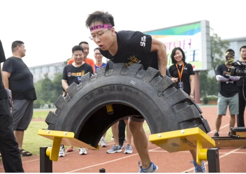 Half-month large flip wheel strength fitness training tire