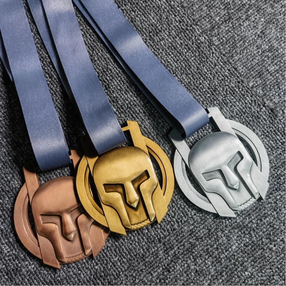 Manufacturer Medal Wholesale Cheap Design Your Own Blank Alloy Zinc 3D Gold Award Marathon Running Custom Metal Sport Medal