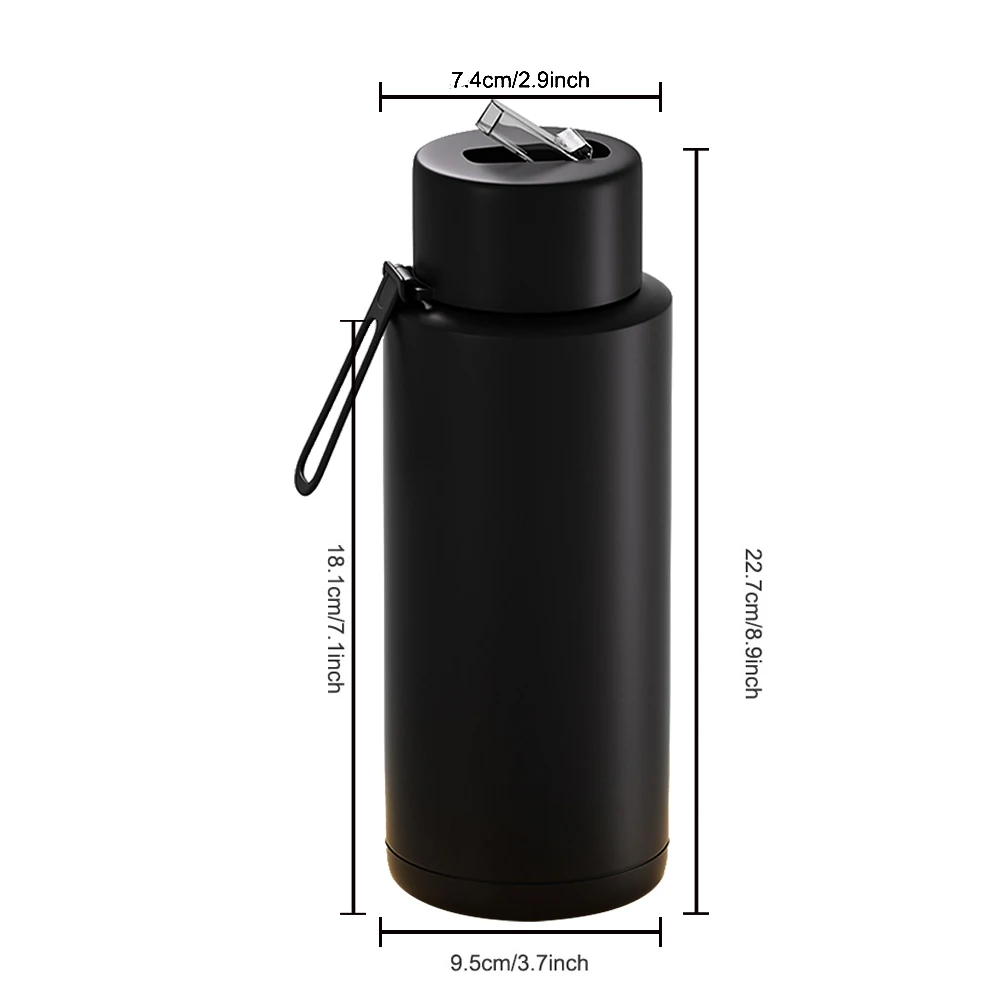 Hot sales Custom bpa free 34oz 1000ml stainless steel vacuum flask reusable frank double wall insulated  water bottle with straw