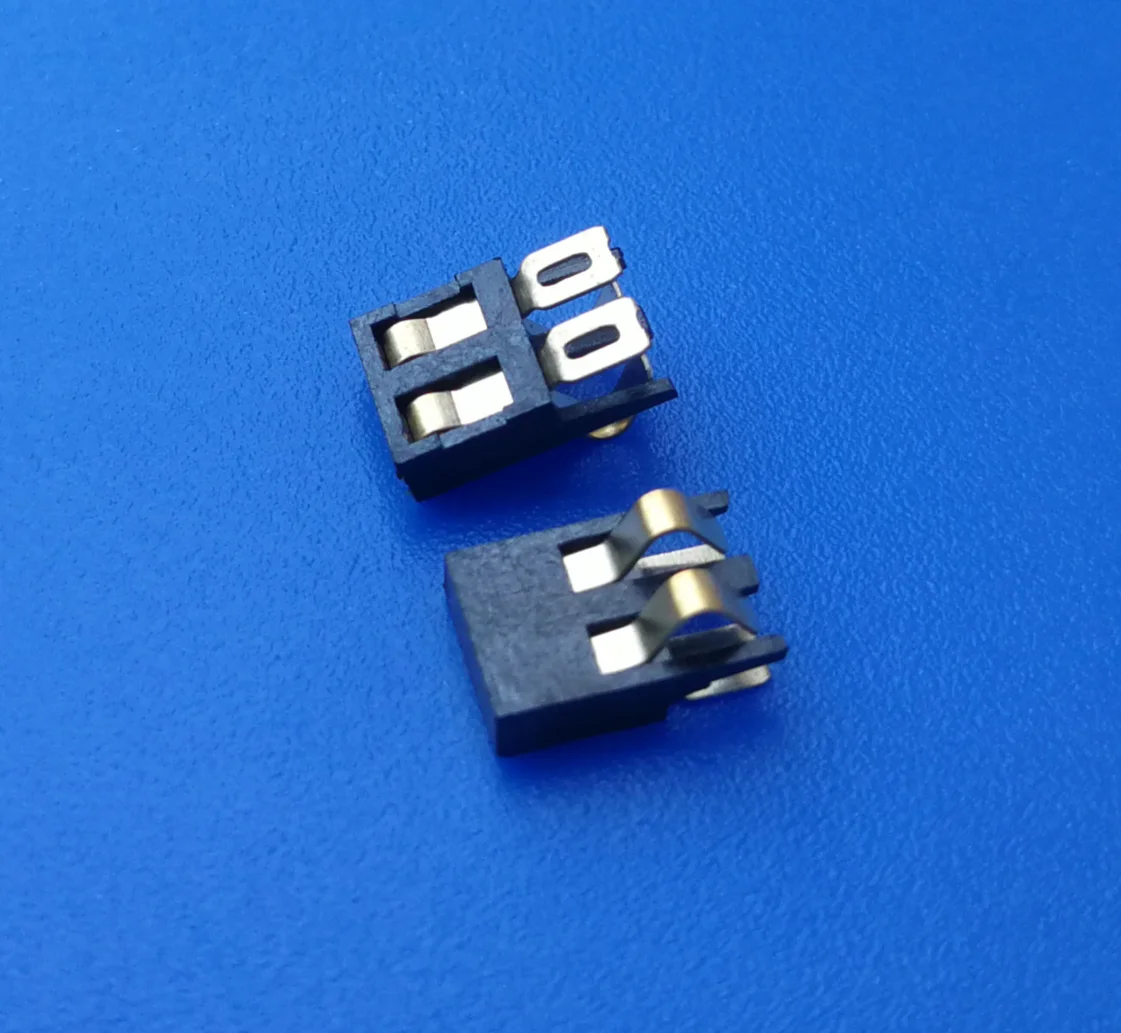 Professional Manufacturer of 2.0PH SMT 2P Battery Connector Positive Pressure Contact Shrapnel