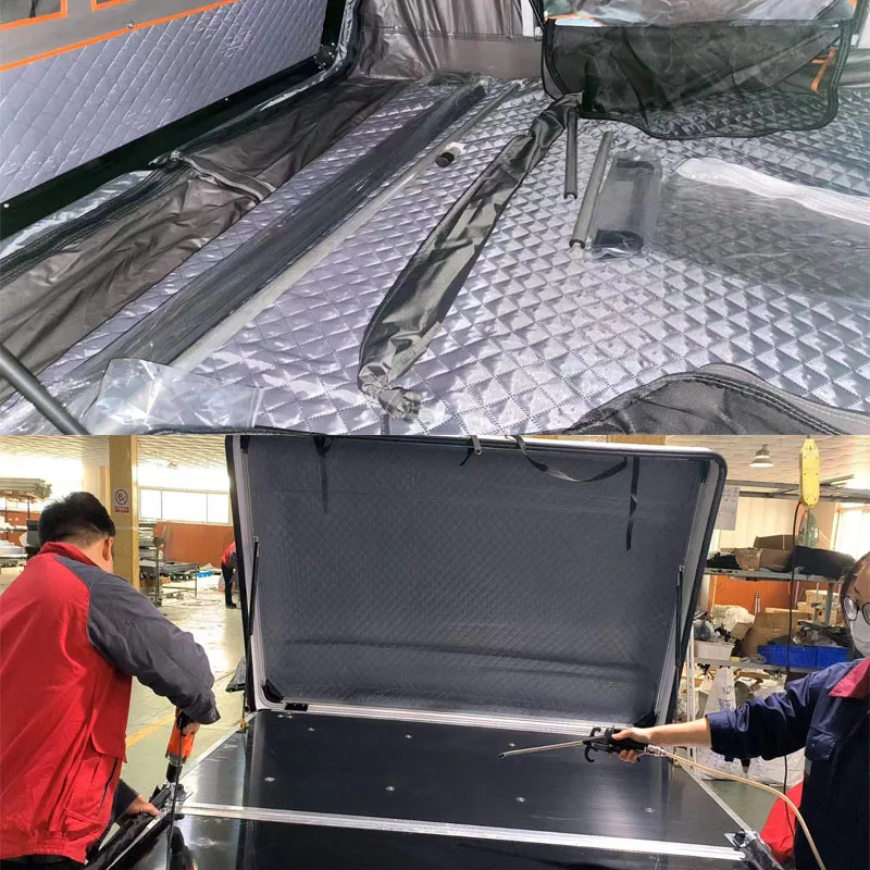 Hard Shell 4x4 Suv Waterproof Sunshade Folding Roof Top Pop-up Car Camping Outdoor Tent With Awning