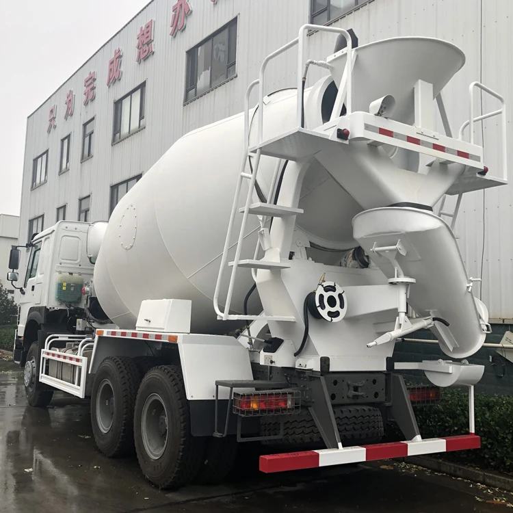 LUEN Used  HOWO 6x4 375HP  Euro 3 Concrete Mixer Truck Capacity 10 CBM Quality Guaranteed Refurbished